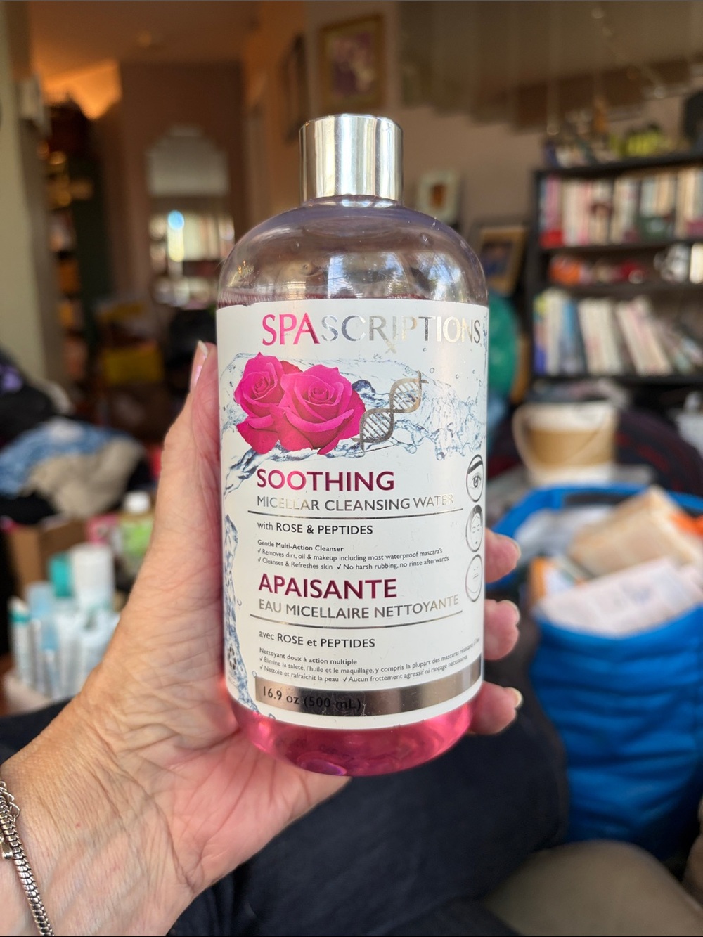 SPASCRIPTIONS Soothing Micellar Cleansing Water - 500ml (16.9 oz) New